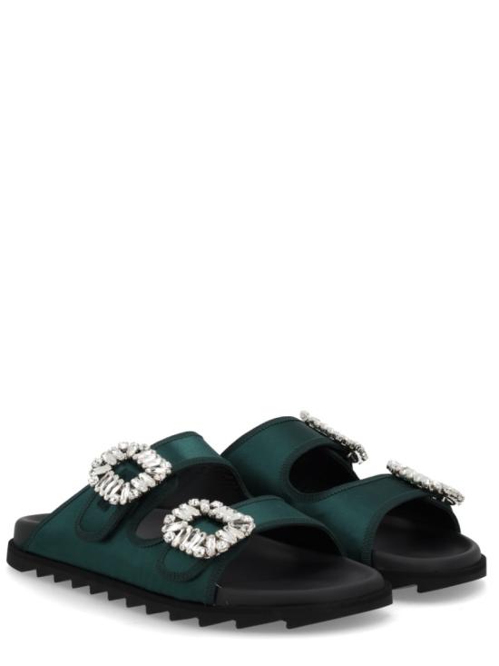 26SS 로저비비에 뮬/슬리퍼 RVW45844480RS0 V801 Green - ROGER VIVIER