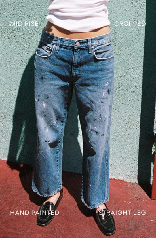  아모 데님 데님 팬츠 빌리 인 섀터 진 - AMO DENIM