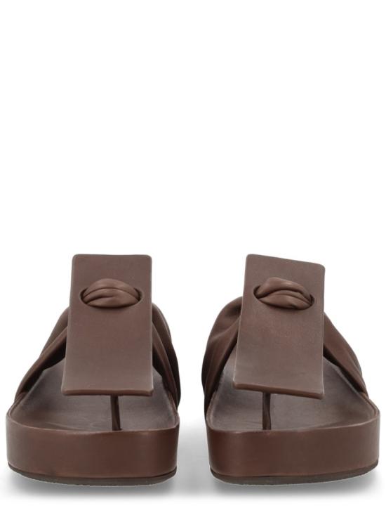 26SS 우마 왕 뮬/슬리퍼 US9077 UW690 Brown - UMA WANG