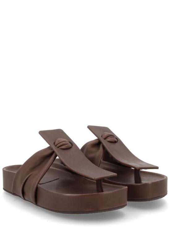 26SS 우마 왕 뮬/슬리퍼 US9077 UW690 Brown - UMA WANG