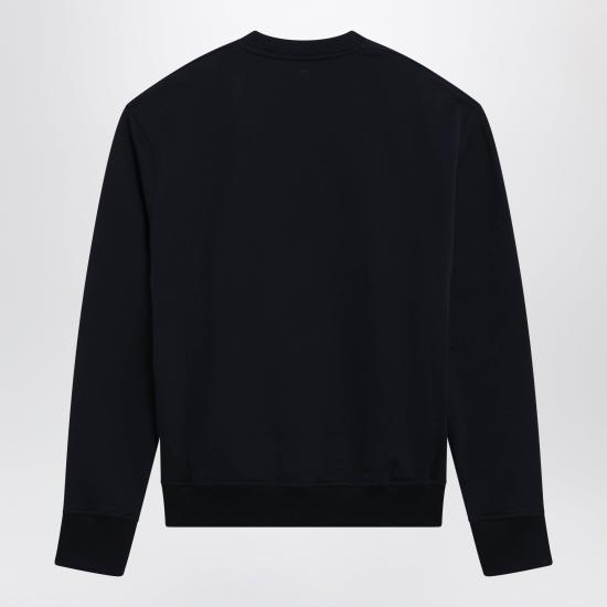 26FW 아미 스몰 하트 로고 스웨트셔츠 BFUSW035U730 Blue - AMI
