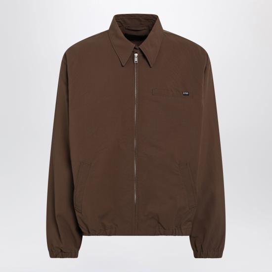 26FW 프라다 테크니컬 패브릭 블루종 자켓 SGD190OOO199Y Brown