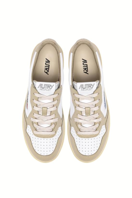25FW 오트리 메달리스트 로우 레더 스니커즈 AULW WB60WHT TIDFOAM White - AUTRY