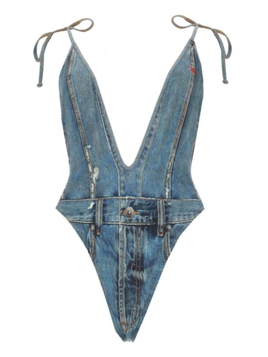 26SS 디젤 원피스 수영복 A18751 0BNCWE6866 Blue