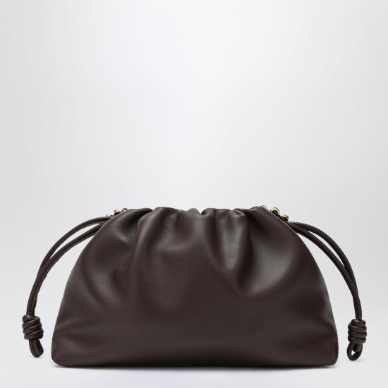 26FW 로에베 멜로우 나파 램스킨 미디움 플라멘코 퍼스 백 A411FCRX75LE Brown - LOEWE