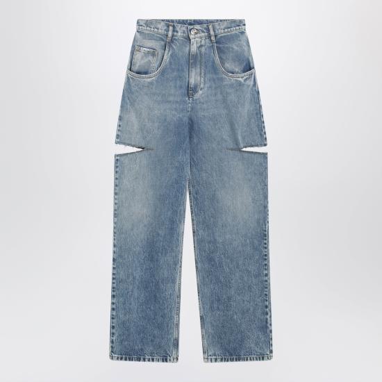 26FW 마르지엘라 코인 슬래쉬 디테일 진 S51LA0051S30513 Blue