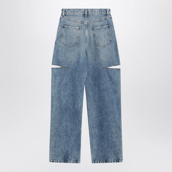 26FW 마르지엘라 코인 슬래쉬 디테일 진 S51LA0051S30513 Blue - MAISON MARGIELA