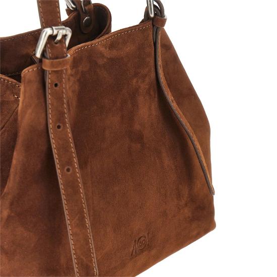 26FW 아우텐티카 오백사 토트백 S26GSSDSUEDE Brown - AUTENTICA 504