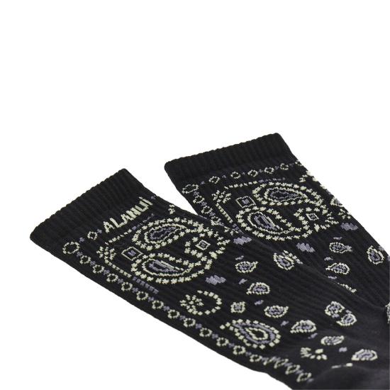 26FW 알라누이 양말 LWRA007E26KNI001 Black - ALANUI