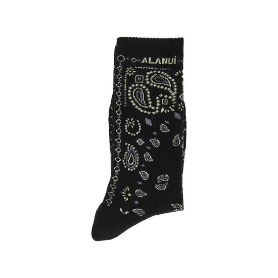 26FW 알라누이 양말 LWRA007E26KNI001 Black - ALANUI