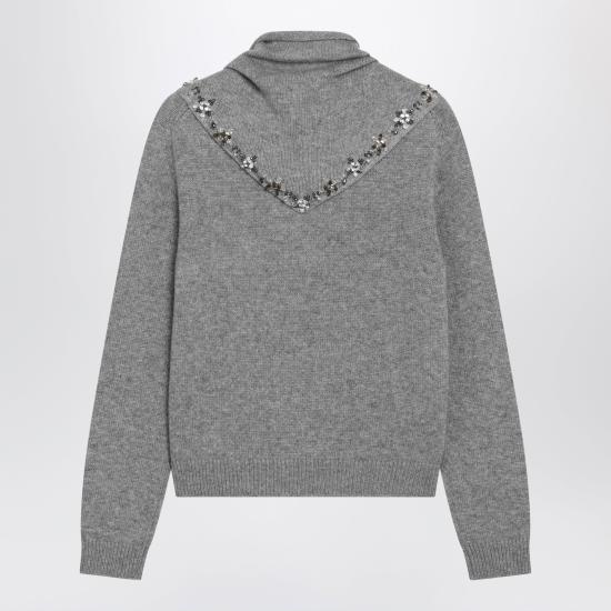 26FW 프라다 긴팔 티셔츠 P24F3FOOO17E2 Grey - PRADA