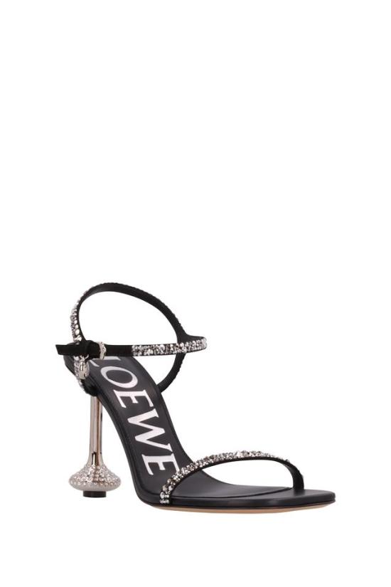 26FW 로에베 토이 스웨이드 스트라스 샌들 LLST465X07 - LOEWE