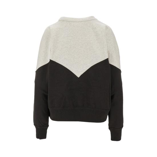26FW 이자벨마랑에뚜왈 휴스턴 투톤 마랑 스웨트셔츠 SW0006FAA1M08E Black - ISABEL MARANT ETOILE