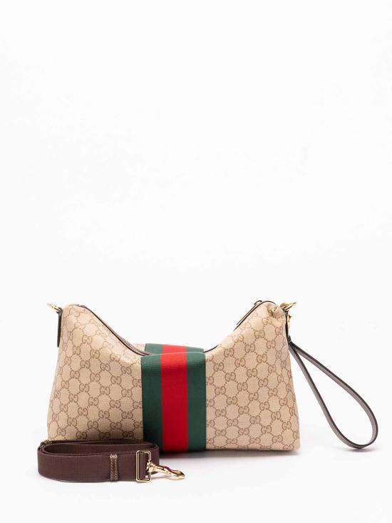 26FW 구찌 웹 디테일의 미디엄 GG 크로스백 웹 디테일의 미디엄 GG 크로스백 A002KX FAF99 9646 - GUCCI