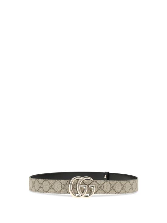 26FW 구찌 레귤러 벨트 847131 FAFCN 9759 BEIGE DARK BROWN DOM - GUCCI