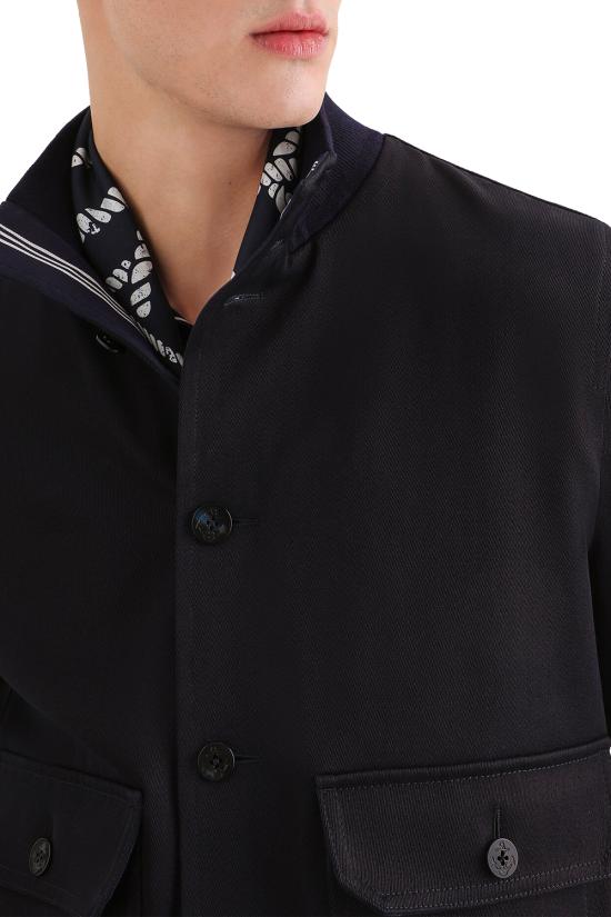 26FW 돌체앤가바나 봄버 자켓 G9CHMTHU2B7 B0665 BLU SCURISSIMO 1 - DOLCE & GABBANA