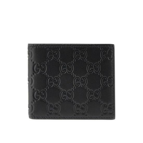 26FW 구찌 GG 엠블럼 레더 반지갑 850175AAFDV Black