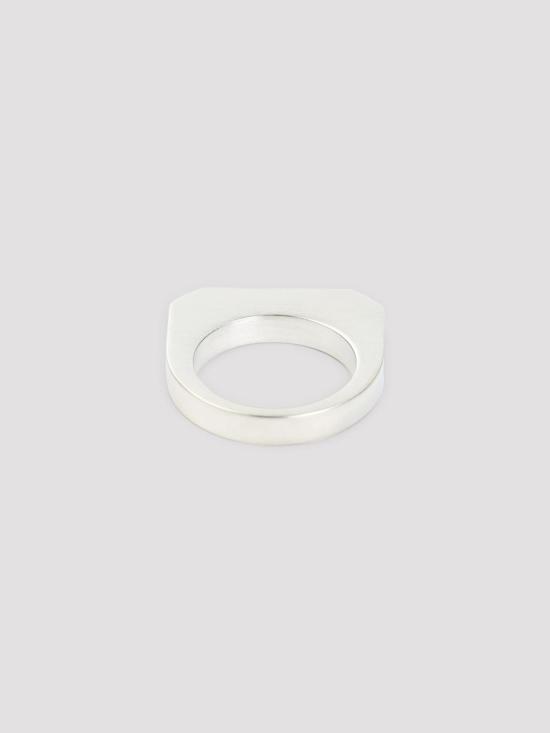 25FW 릭 오웬스 반지 RJ0000116MMT128 White Gold - RICK OWENS