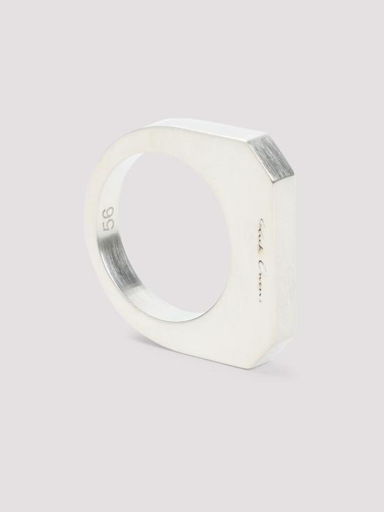 25FW 릭 오웬스 반지 RJ0000116MMT128 White Gold - RICK OWENS