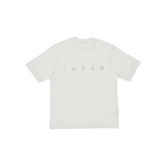 26FW [키즈] 마르니 티셔츠 M002MVM00RF White - MARNI