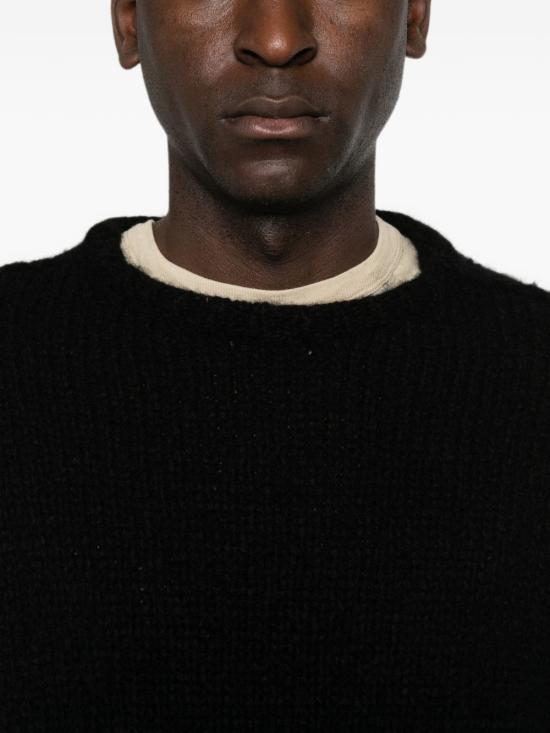 26FW 릭 오웬스 스웨터 RU02F4631KWSSE 09 BLACK - RICK OWENS