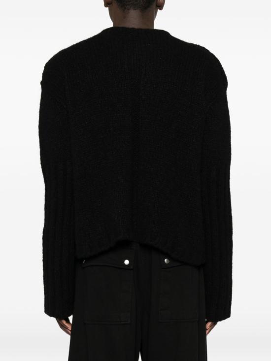 26FW 릭 오웬스 스웨터 RU02F4631KWSSE 09 BLACK - RICK OWENS