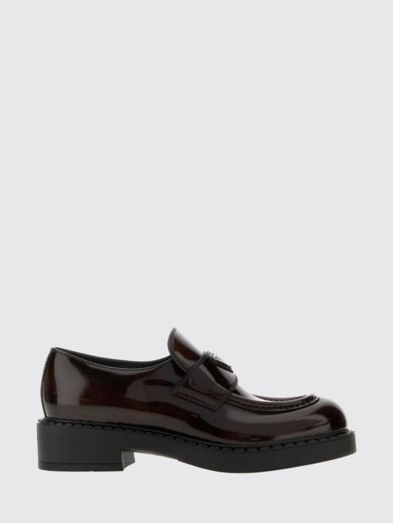 26FW 프라다 초콜릿 브러쉬드 레더 로퍼 1D246MFG050X6O F0038 Brown