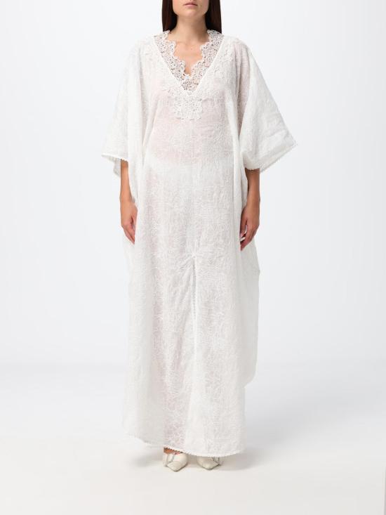 26SS 에르마노 설비노 롱 원피스 D484Q709RXG 10602 White