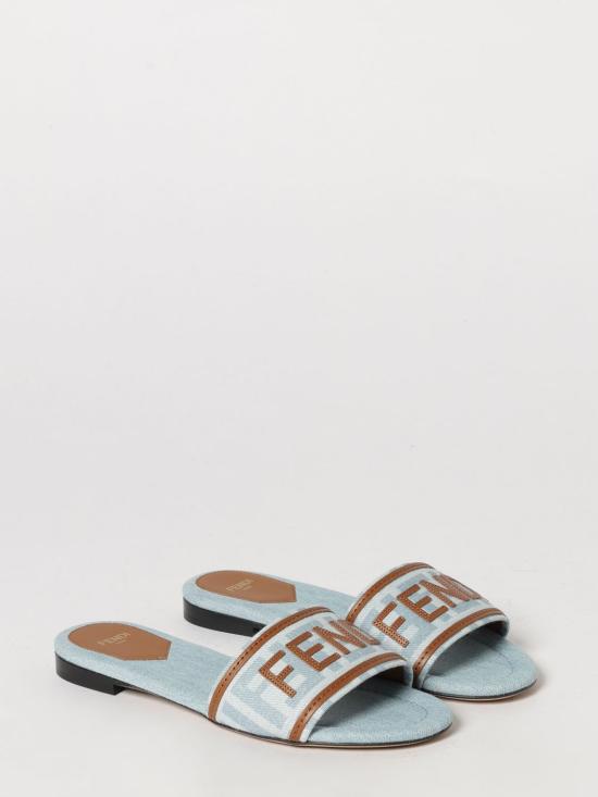 26FW 펜디 뮬/슬리퍼 8R8092AY2Z F1XIA Denim - FENDI
