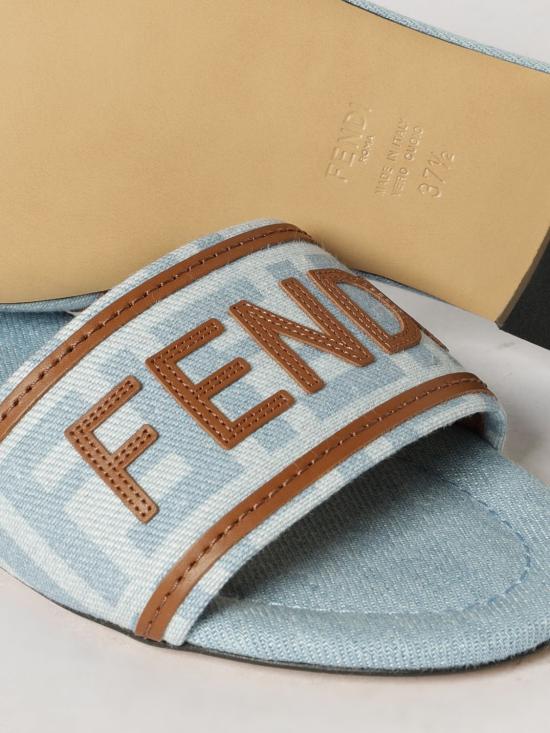 26FW 펜디 뮬/슬리퍼 8R8092AY2Z F1XIA Denim - FENDI