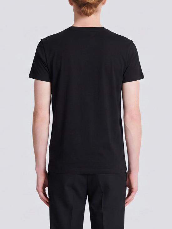 26SS 발망 반팔 티셔츠 FH1EF000GD84 EAD Black - BALMAIN