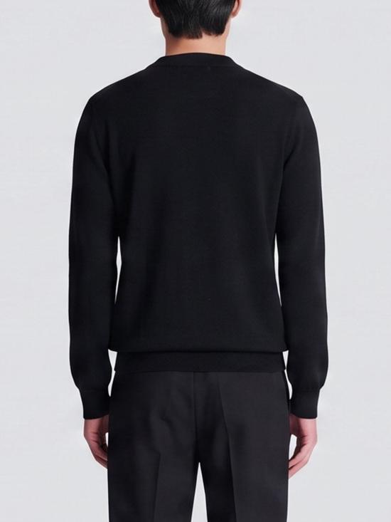 26SS 발망 스웨터 GH1KD000KJ61 EAB Black - BALMAIN