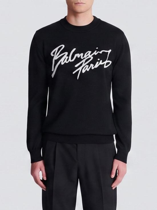 26SS 발망 스웨터 GH1KD000KJ61 EAB Black