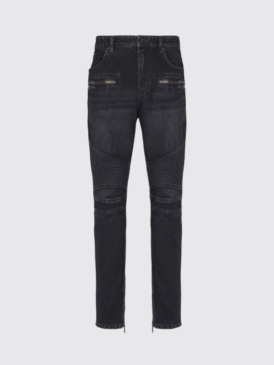 26SS 발망 데님 팬츠 GH1MI105DG13 0PC Black - BALMAIN