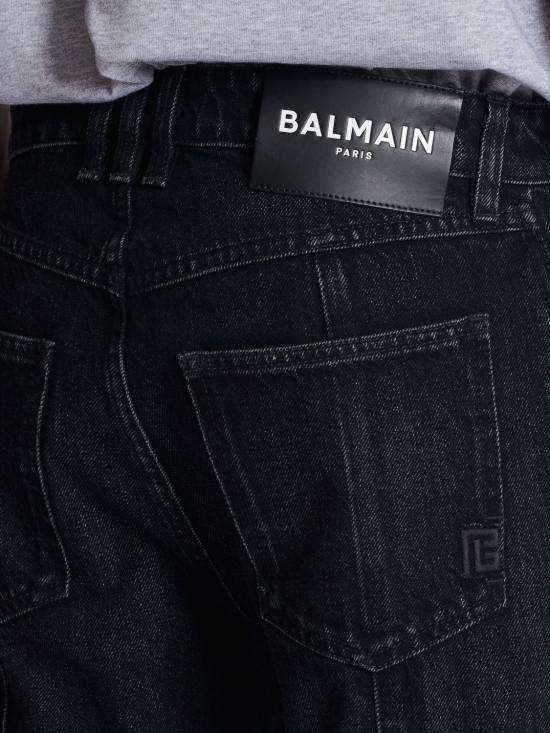 26SS 발망 데님 팬츠 GH1MI105DG13 0PC Black - BALMAIN