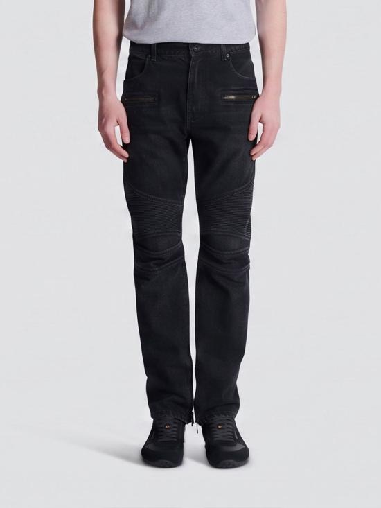 26SS 발망 데님 팬츠 GH1MI105DG13 0PC Black