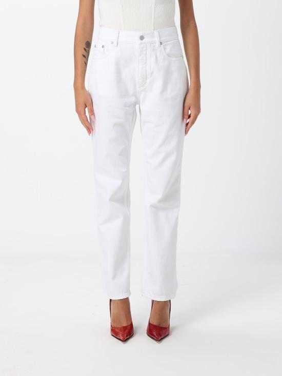 26SS 알라이아 데님 팬츠 AA9P1273D002C 000 White