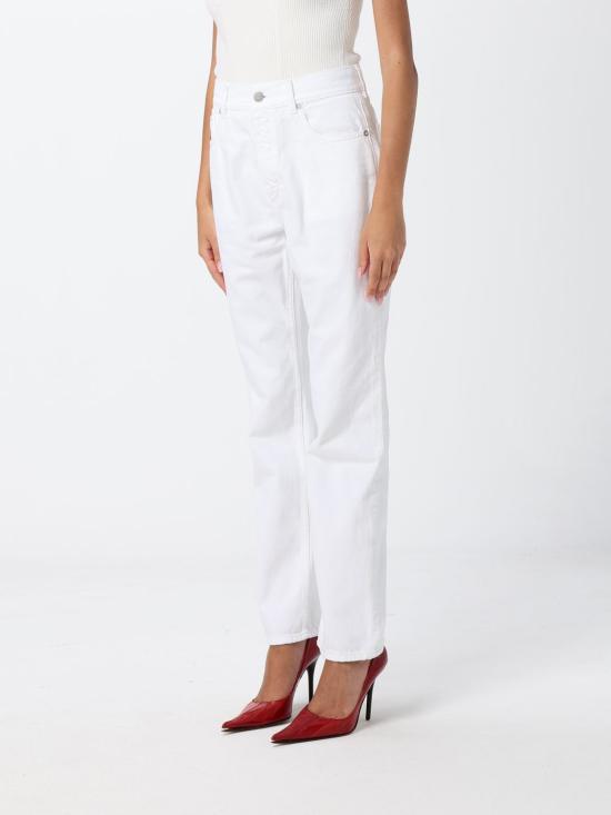 26SS 알라이아 데님 팬츠 AA9P1273D002C 000 White - ALAIA