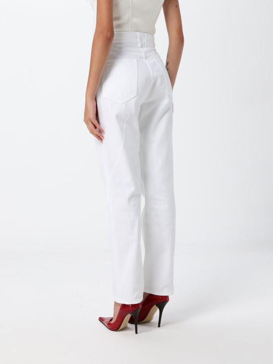 26SS 알라이아 데님 팬츠 AA9P1273D002C 000 White - ALAIA