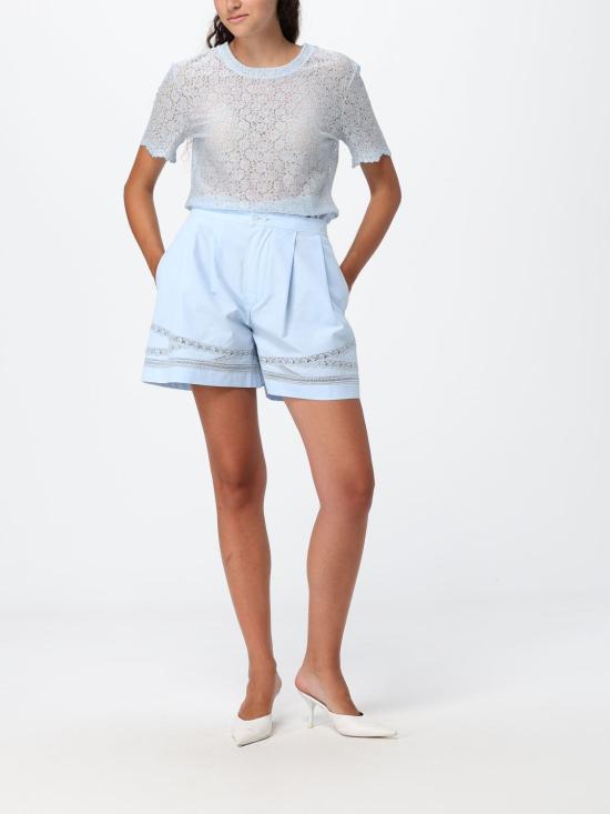 26SS 에르마노 설비노 숏팬츠 D482P707APWGF 54105 Gnawed Blue - ERMANNO SCERVINO