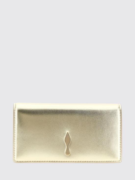 26FW 크리스챤 루부탱 클러치/파우치 1265167 PL12 Gold