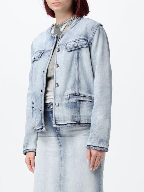 26SS 디젤 데님 자켓 A2383009P29 01 Blue - DIESEL