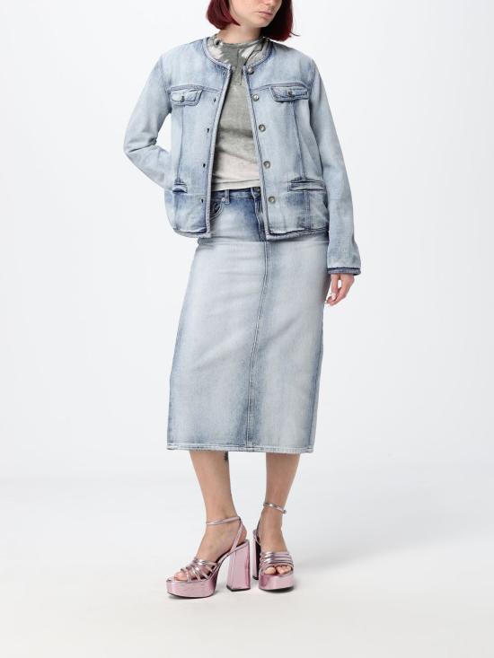 26SS 디젤 데님 자켓 A2383009P29 01 Blue - DIESEL
