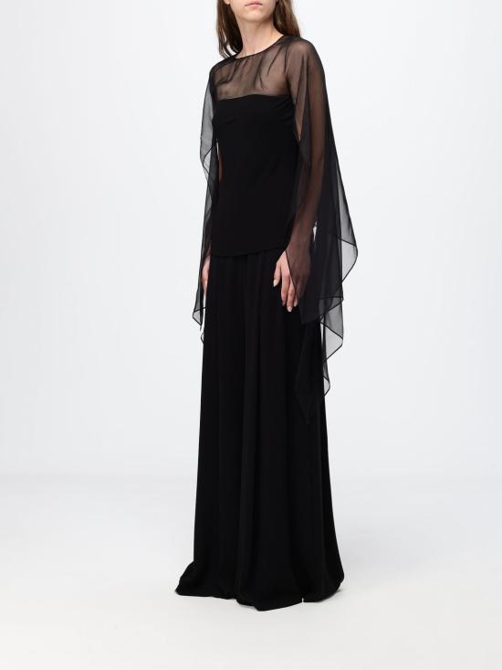 26SS 알베르타 페레티 롱 원피스 02200124 0555 Black - ALBERTA FERRETTI