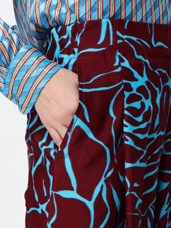 26SS 드리스 반 노튼 팬츠 1309093244 358 Burgundy - DRIES VAN NOTEN