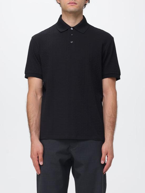 26SS 엠포리오 아르마니 폴로 티셔츠 EM004595AF10762 FC293 Black