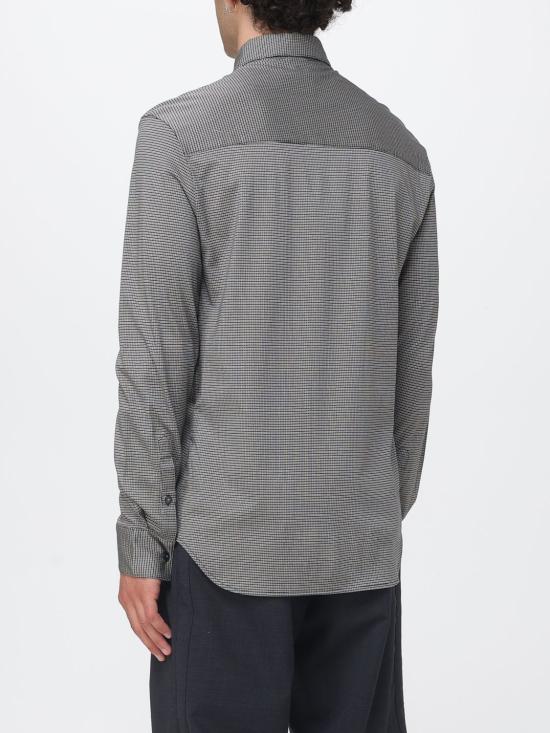 26SS 엠포리오 아르마니 긴팔 셔츠 EM005446AF24857 F1158 Black - EMPORIO ARMANI