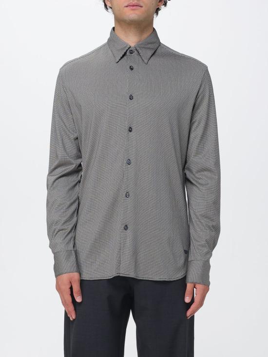 26SS 엠포리오 아르마니 긴팔 셔츠 EM005446AF24857 F1158 Black