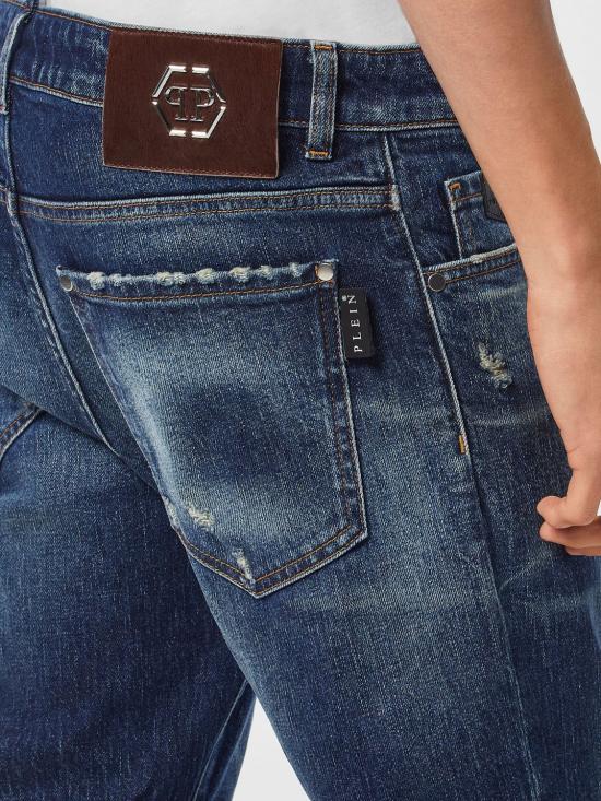 26FW 필립 플레인 데님 팬츠 FAECMDT4138PDE004N 14LS Blue - PHILIPP PLEIN
