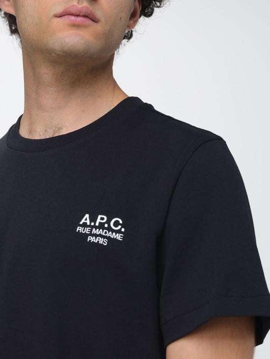 26FW 아페쎄 루 마담 스탠다드 티셔츠 COHBUM26388 TZC Black - A.P.C.